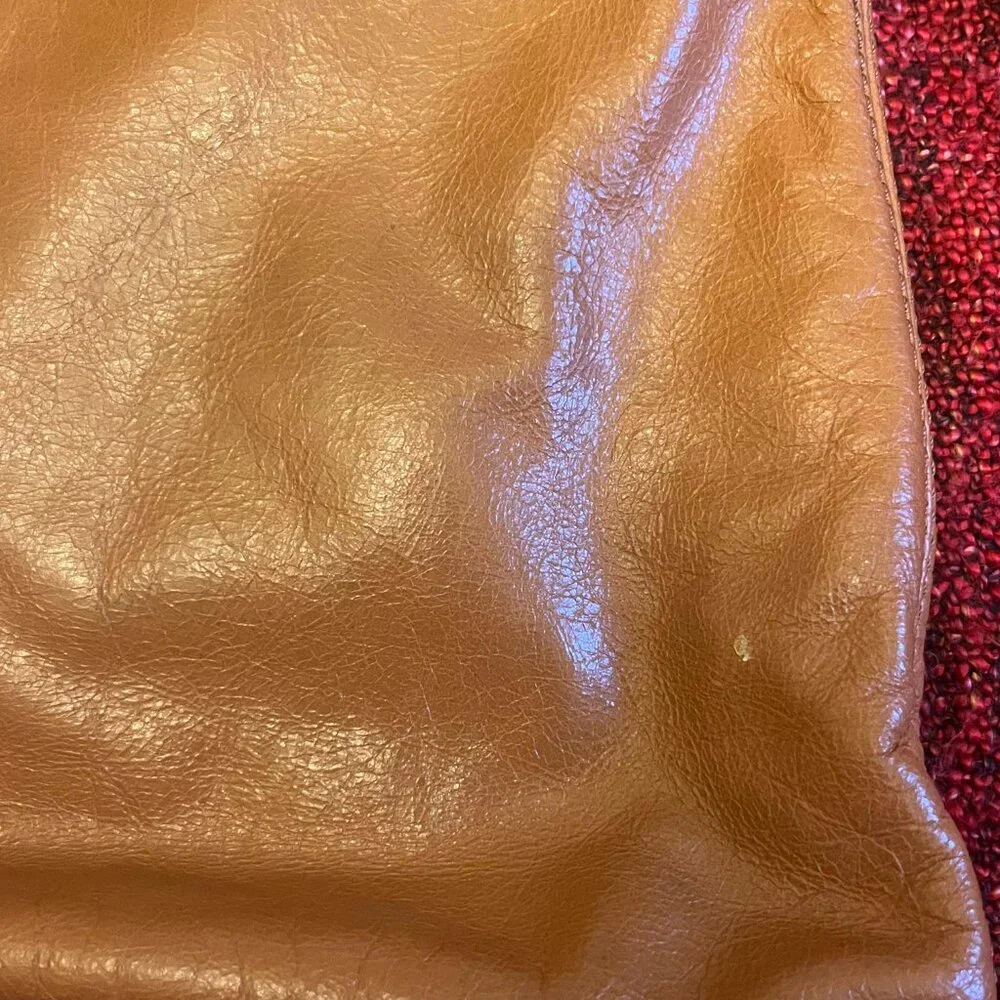 Tory Burch Tan Leather Foldover Bag - Picture 11 of 13